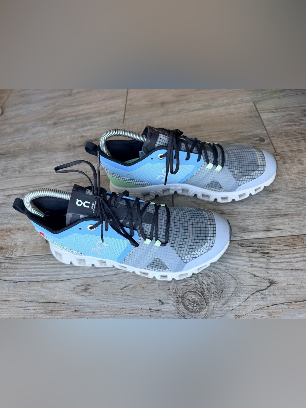 On Running Women's Cloud X Shift Training Running Sneakers - Niagara White Blue